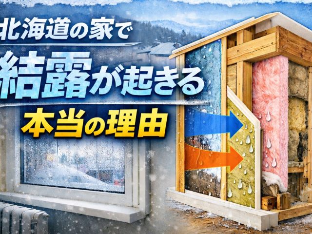北海道の家で結露が起きる本当の理由